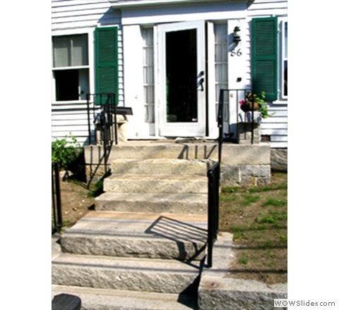 stone entry way