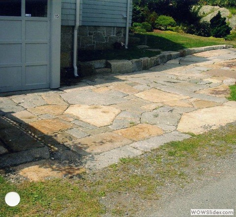 Stone Paver Driveway, Rockport, MA